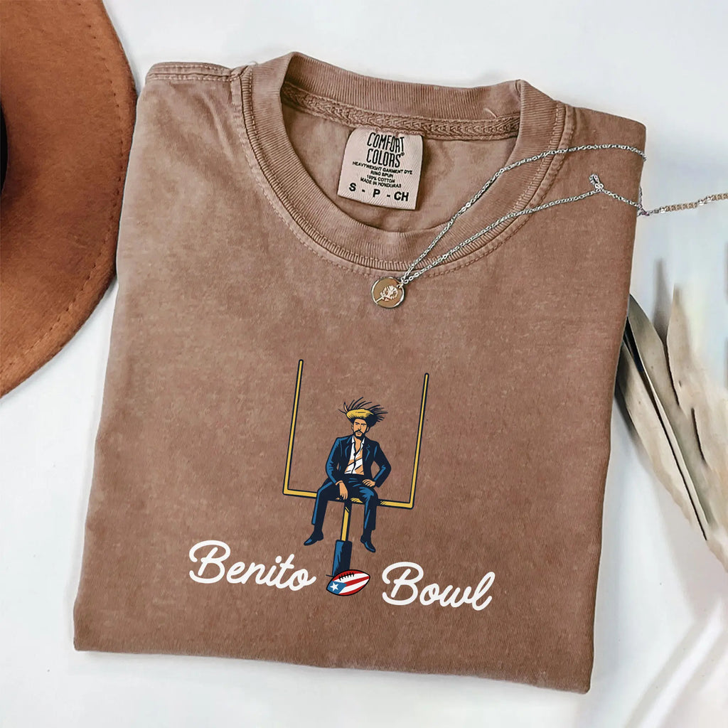 Bad Bunnie Benito Bowl Comfort Colors Shirt, Bunny Bowl T-Shirt, Halftime Show Shirt, Football Fan Tee