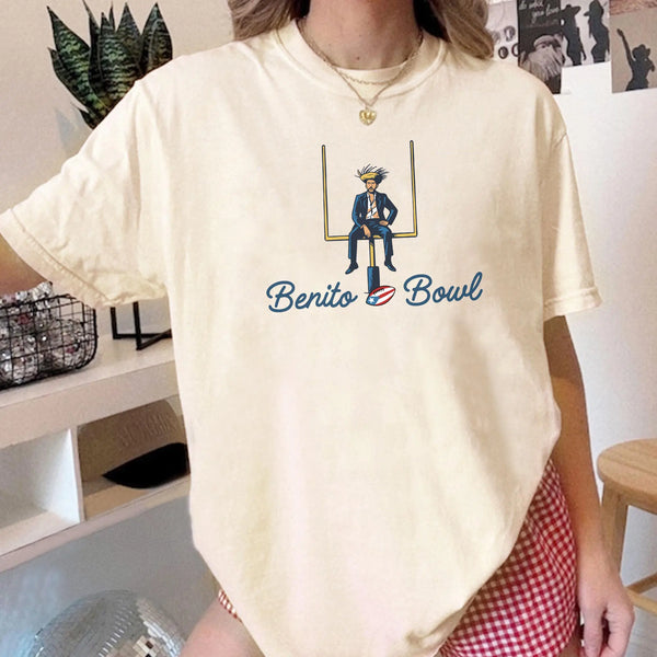 Bad Bunnie Benito Bowl Comfort Colors Shirt, Bunny Bowl T-Shirt, Halftime Show Shirt, Football Fan Tee