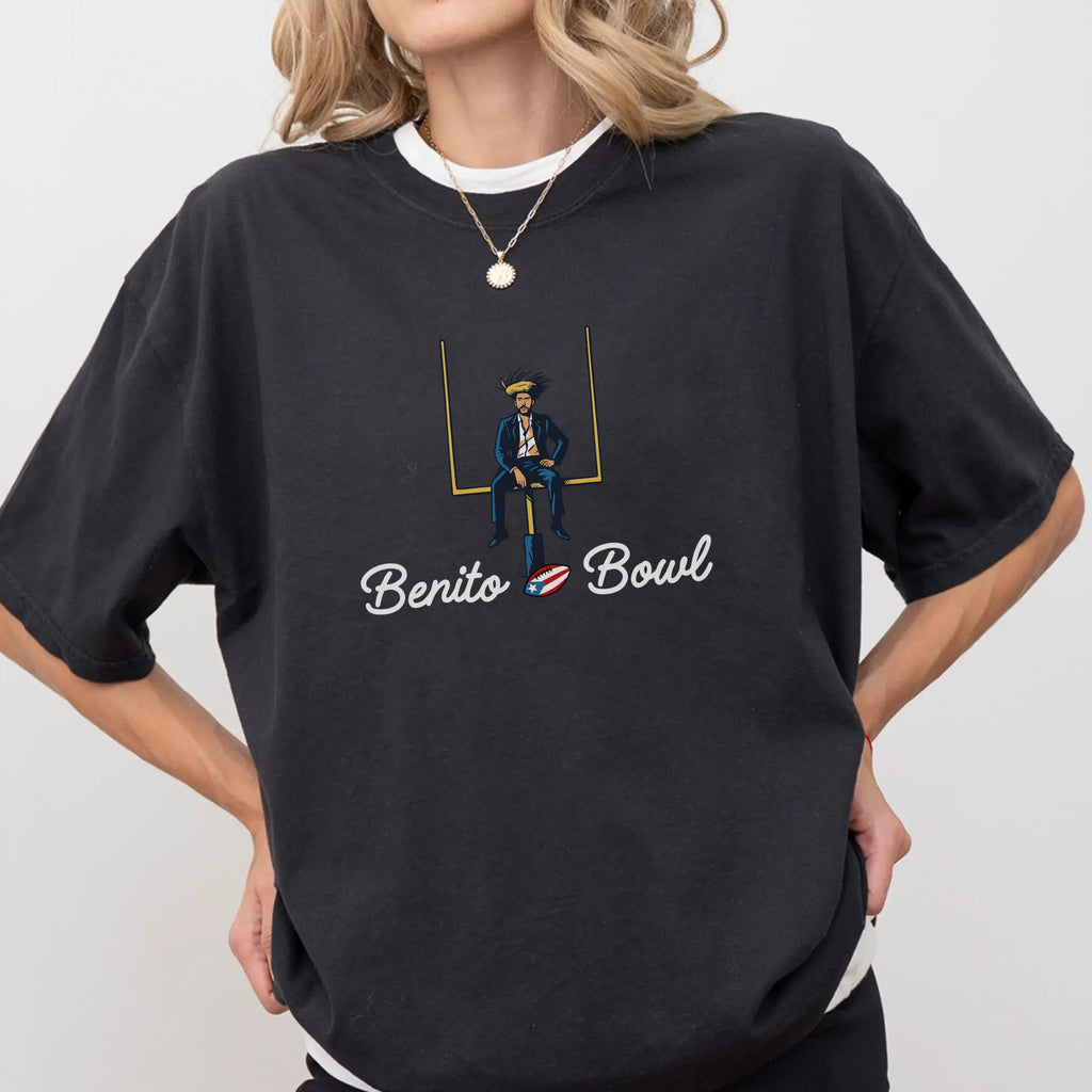 Bad Bunnie Benito Bowl Comfort Colors Shirt, Bunny Bowl T-Shirt, Halftime Show Shirt, Football Fan Tee