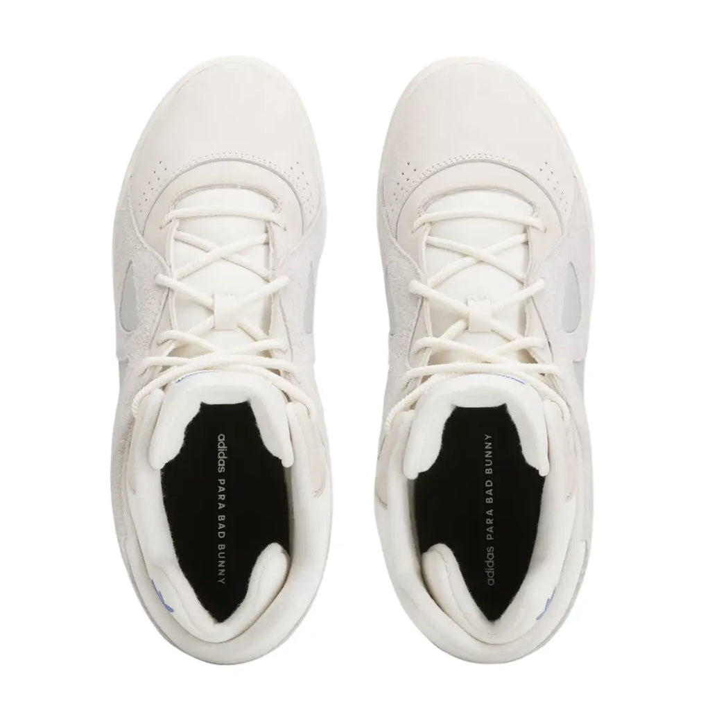 Adidas Badbo 1.0 Bad Bunny Resilience Chalk White Mens Unisex Sneaker KJ1468 Authentic Original Super Bowl Collaboration Chunky Fashion Beige Latin Shoe
