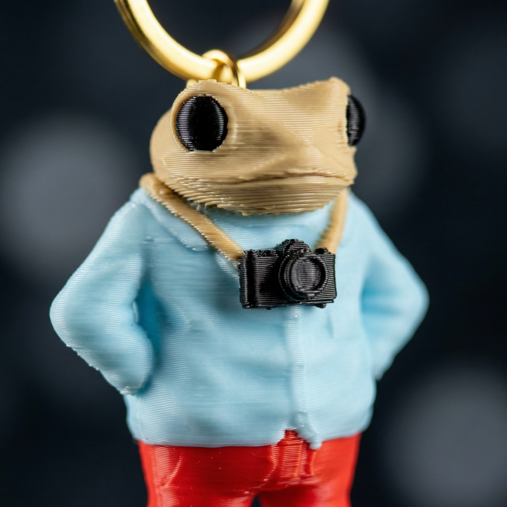 Viral Concho Frog Keychain