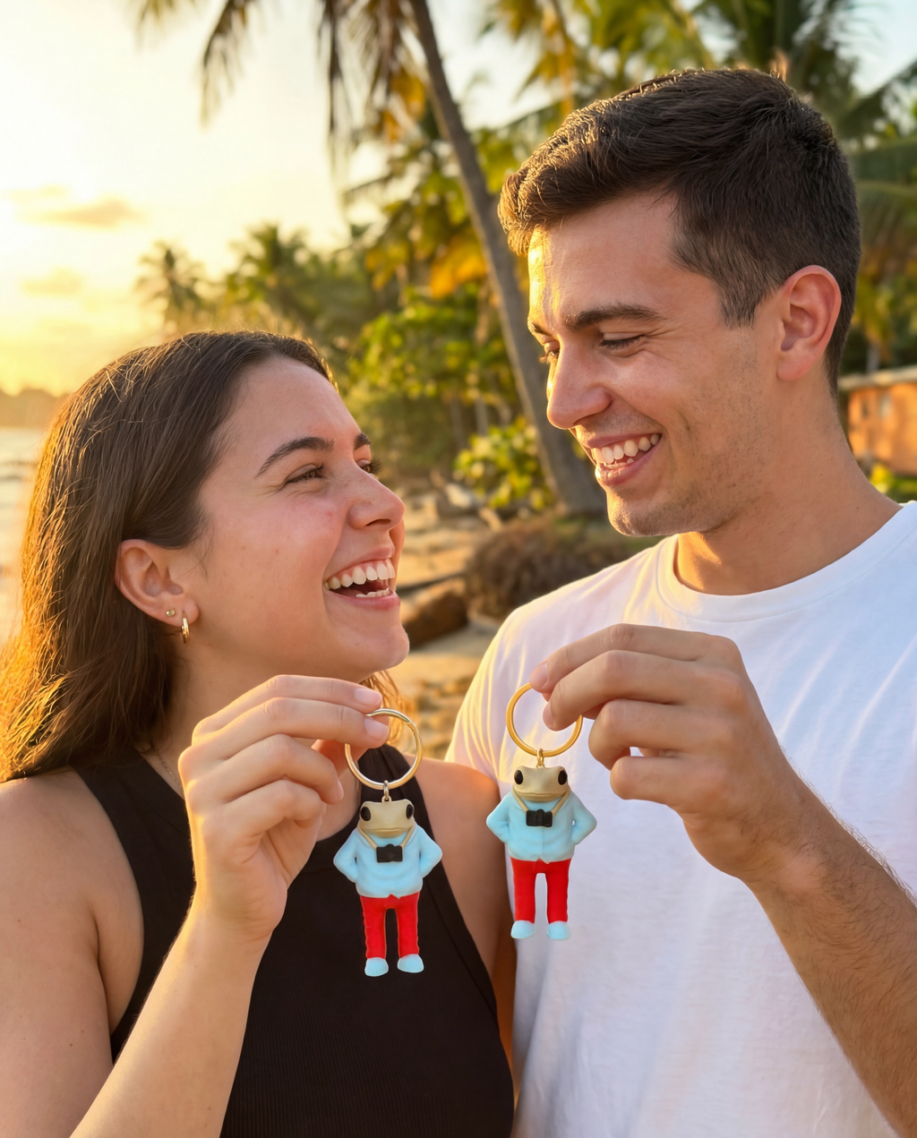 Viral Concho Frog Keychain